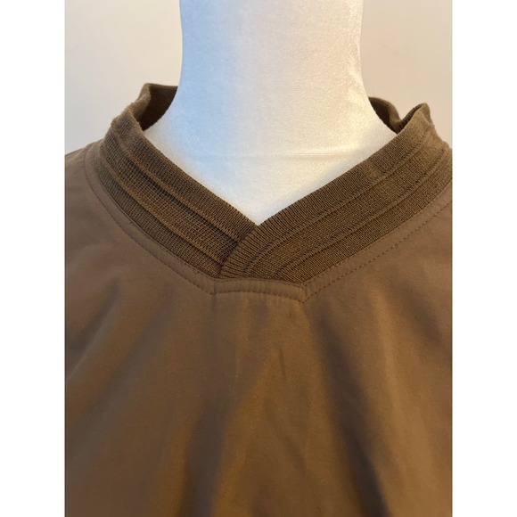 FIVE STAR Mens pullover jacket size XL Brown Nylon Automotive - Picture 3 of 5
